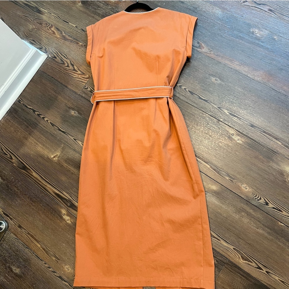 Mare mare x Anthropologie honey white piping button up shirt dress
size Small - Picture 7 of 16